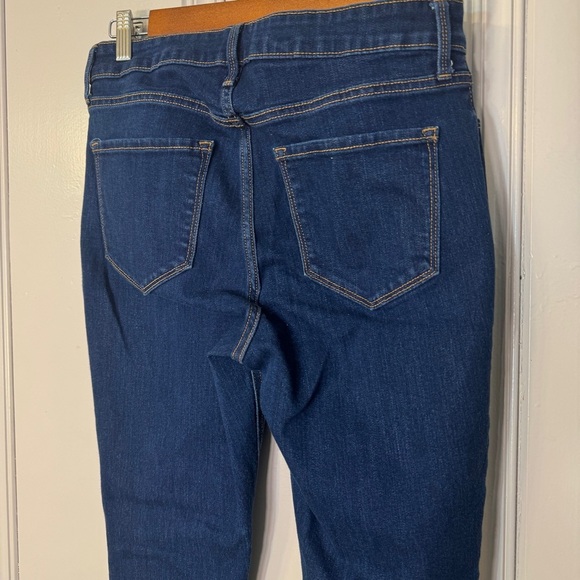 OLD NAVY High Rise Super Skinny Dark Wash Denim Jeans Size 8 - Picture 9 of 11